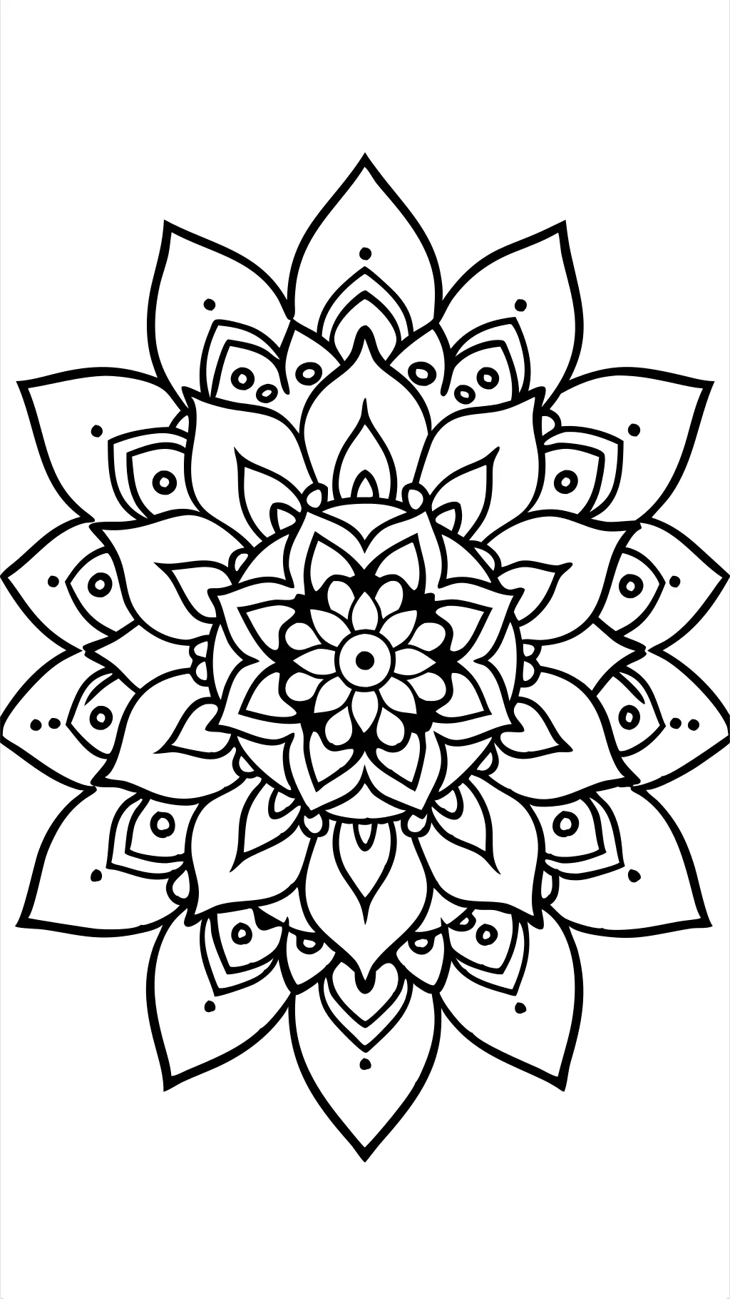 simple coloring pages for adults easy